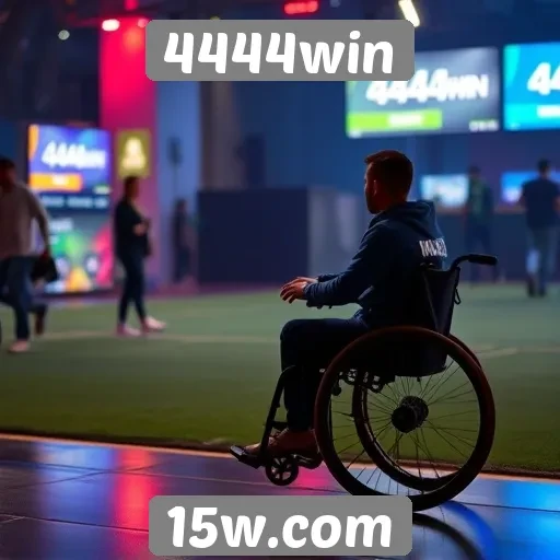 Acessibilidade e usabilidade no site de jogos 4444win