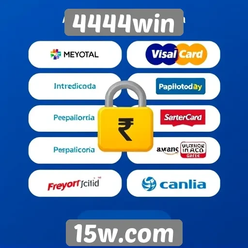 Métodos de pagamento aceitos no 4444win